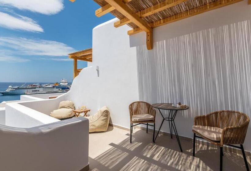 חדר דלוקס נוף לים, Avra Mykonos