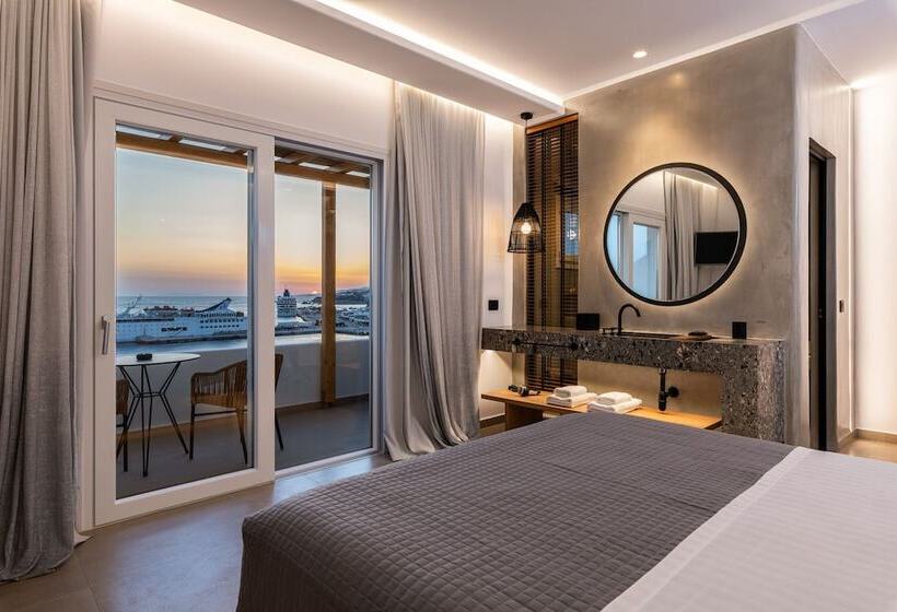 חדר דלוקס נוף לים, Avra Mykonos