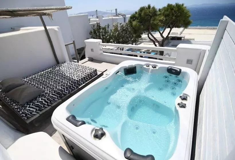 آپارتمان 1 خوابه با چشم‌انداز دریا, Flaskos Suites And More