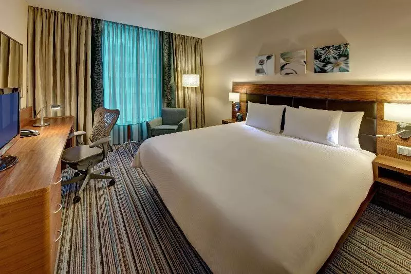 キングサイズベッドのスタンダードルーム, Hilton Garden Inn Frankfurt Airport