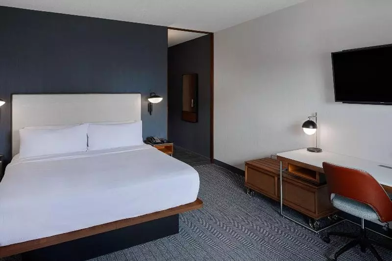 キングサイズベッドのスタンダードルーム, Hilton Garden Inn Frankfurt Airport