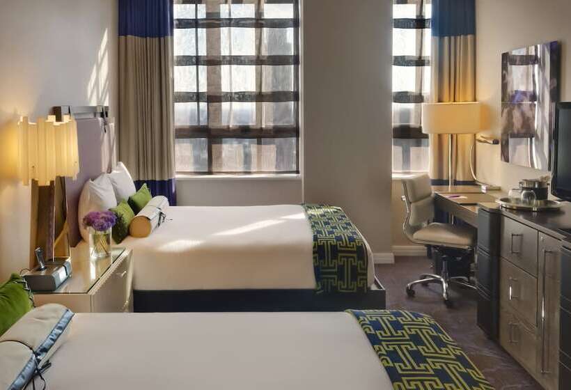 İki Çift Kişilik Yataklı Standart Oda, Kimpton Hotel Palomar Philadelphia, An Ihg