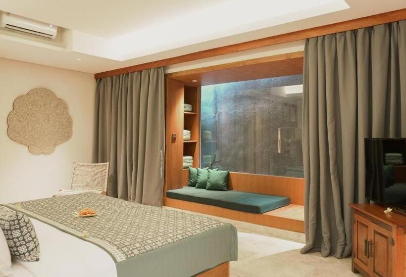 וילה עם חדר שינה אחד ובריכת שחיה, Annora Villas Seminyak