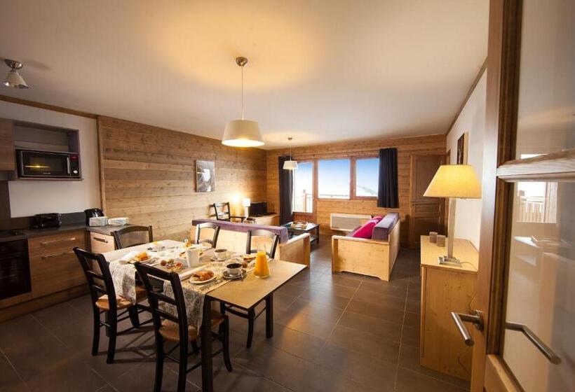 Апартаменты 3 Спальни, Cgh Résidences & Spas Les Chalets Du Soleil Contemporain