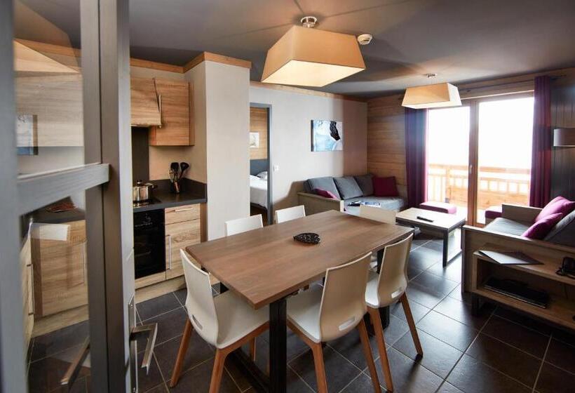 Апартаменты 3 Спальни, Cgh Résidences & Spas Les Chalets Du Soleil Contemporain