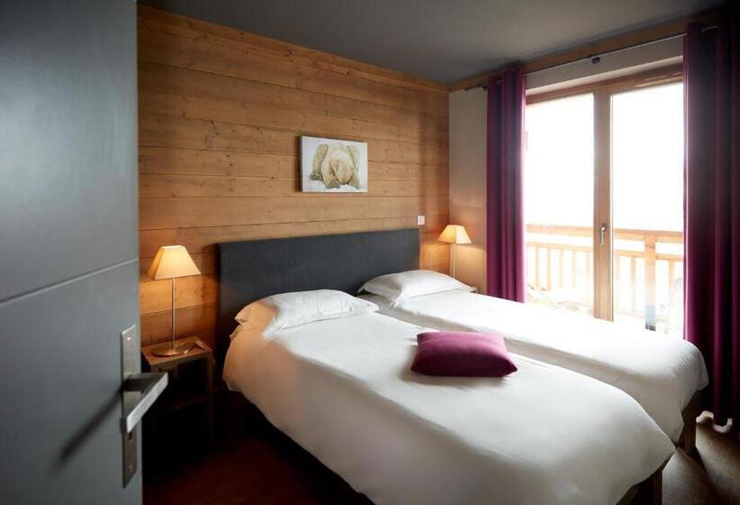 Апартаменты 1 Спальня, Cgh Résidences & Spas Les Chalets Du Soleil Contemporain