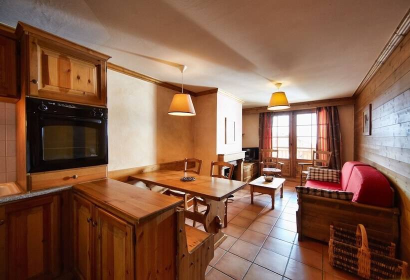 Апартаменты 2 Спальни, Cgh Résidences & Spas Les Chalets Du Soleil Contemporain