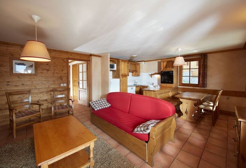 Апартаменты 2 Спальни, Cgh Résidences & Spas Les Chalets Du Soleil Contemporain