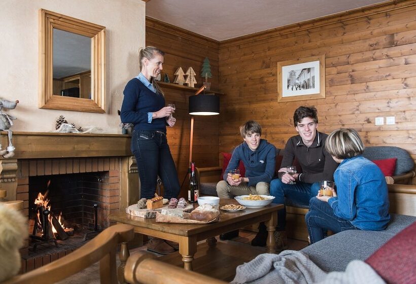 Апартаменты 3 Спальни, Cgh Résidences & Spas Les Chalets Du Soleil Contemporain