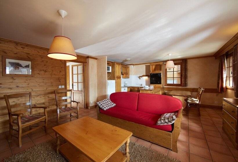 Апартаменты 4 Спальни, Cgh Résidences & Spas Les Chalets Du Soleil Contemporain