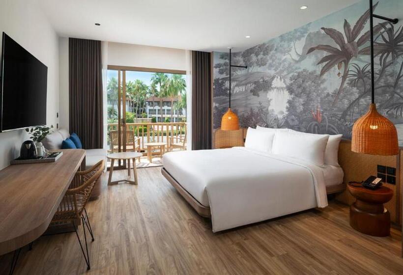 חדר דחוקס עם מיטת קינג, Amari Bangsaen