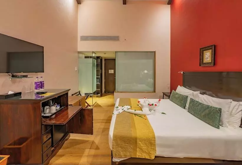 キングサイズベッドのデラックスルーム, O Hotel Goa, Candolim Beach