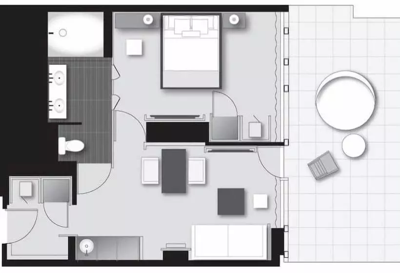 Suite with Terrace, Andaz 5th Avenue, By Hyatt