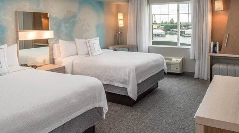 اتاق استاندارد با 2 تخت دوبل, Courtyard By Marriott Portland North