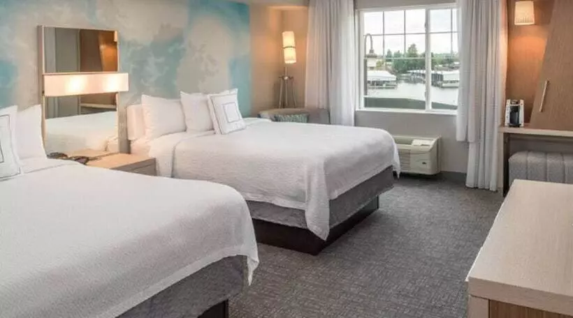 ２ダブルベッドのスタンダードルーム, Courtyard By Marriott Portland North