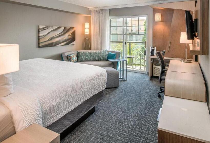 اتاق استاندارد با تخت بزرگ, Courtyard By Marriott Portland North