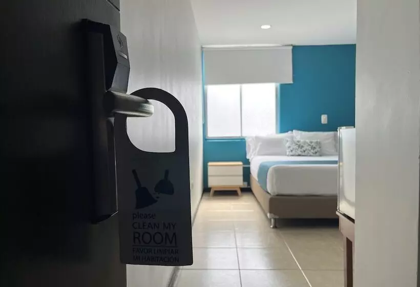 2ダブルベッドのスタンダードルーム, Greenview Medellin By St Hoteles