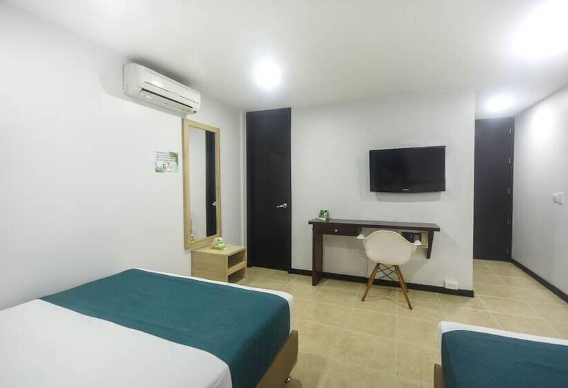 Номер Стандарт 2 Двуспальные Кровати, Greenview Medellin By St Hoteles