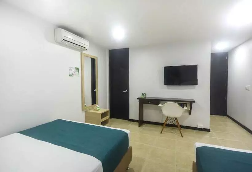 2ダブルベッドのスタンダードルーム, Greenview Medellin By St Hoteles