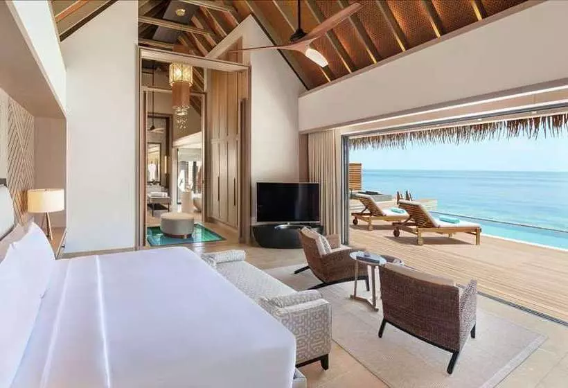 デラックスビラの１ベッドルーム, Conrad Maldives Rangali Island