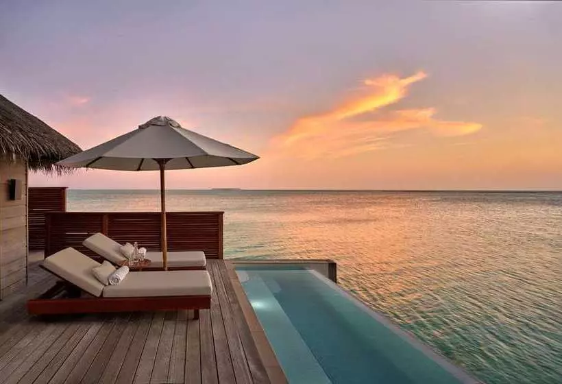 デラックスビラの１ベッドルーム, Conrad Maldives Rangali Island