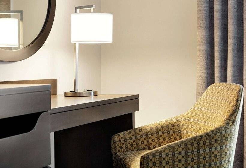 스탠다드 스튜디오 더블 침대, Hampton Inn & Suites Greenville Downtown Riverplace