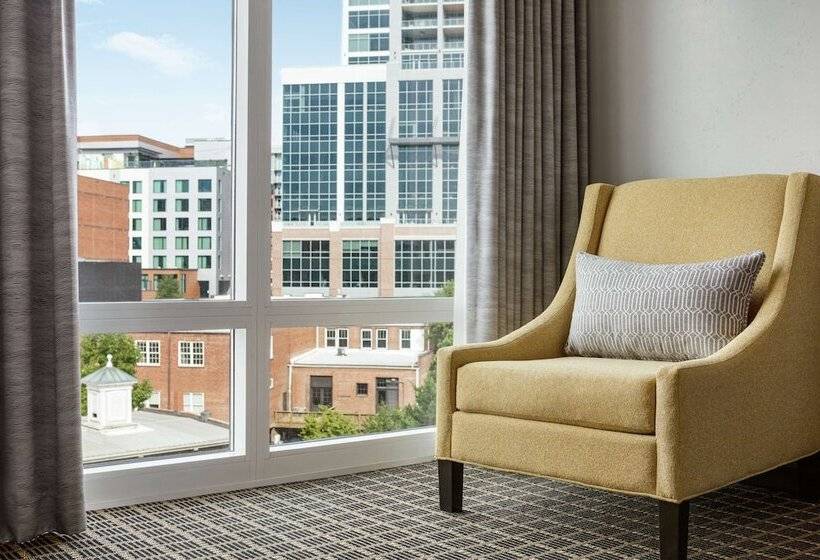 Escritório Estandar Cama Casal, Hampton Inn & Suites Greenville Downtown Riverplace
