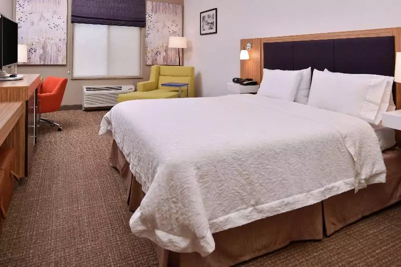 キングサイズベッドのスタンダードルーム, Hampton Inn & Suites Woodland Sacramento Area