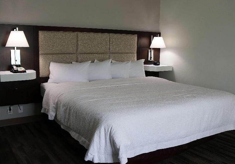 带大床的豪华间, Hampton Inn & Suites Stephenville