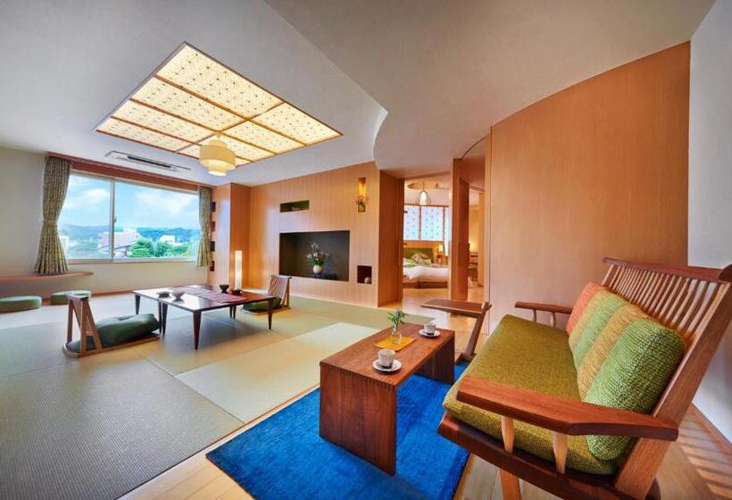 带按摩功能的小型套房, Honjin Hiranoya Kachoan