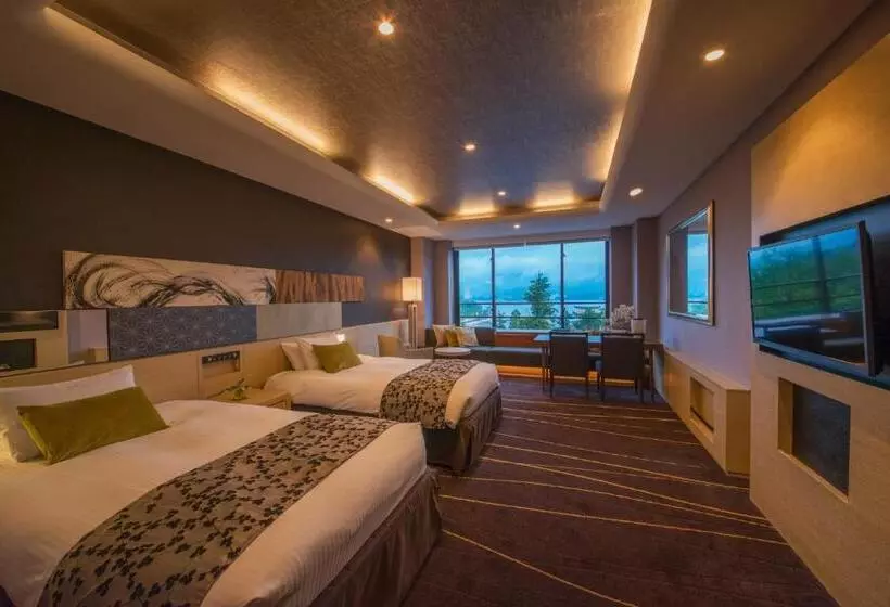 オーシャンビューデラックスルーム, Miyajima Grand Hotel Arimoto