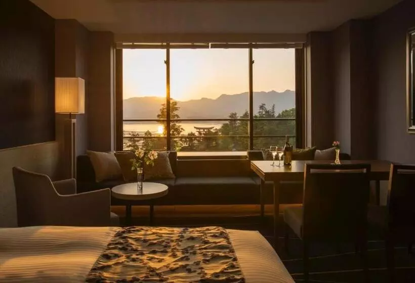 オーシャンビューデラックスルーム, Miyajima Grand Hotel Arimoto