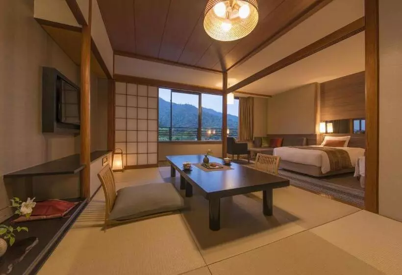 シングルデラックスルーム, Miyajima Grand Hotel Arimoto