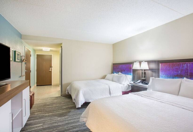 غرفه قياسيه سريرين مزدوجين, Hampton Inn Fishkill