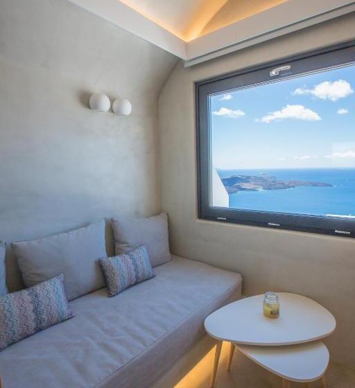 デラックススイート ビュー付き, Chic Hotel Santorini