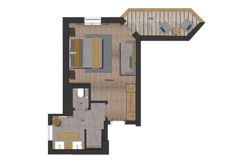 חדר סטנדרט, Vital Sporthotel Kristall