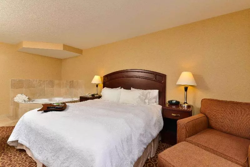 キングサイドベッドのスタンダードワンルーム, Hampton Inn & Suites By Hilton Edmonton Intl Airport