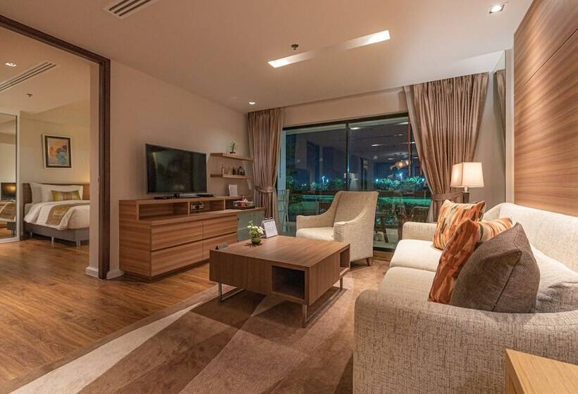 침실 2개 아파트, Summit Windmill Golf Suite Hotel At Suvarnabhumi