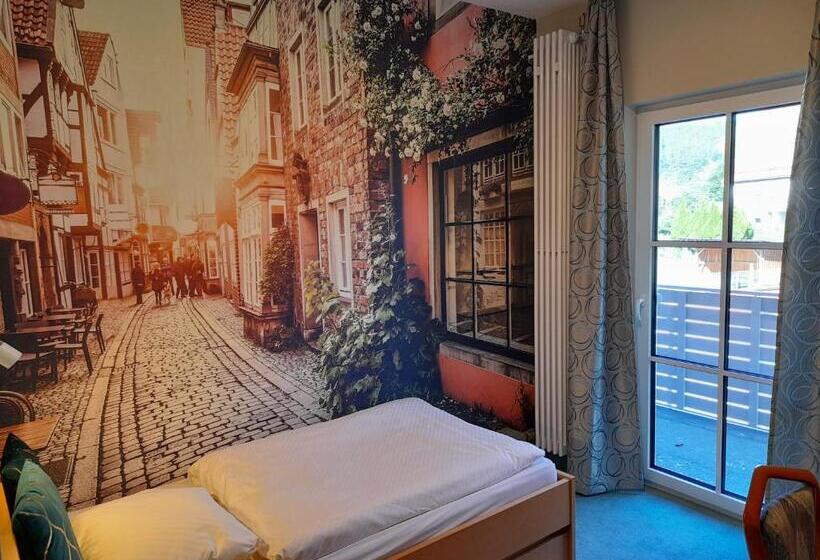 싱글 디럭스 룸, Gasthof Goldener Hirsch