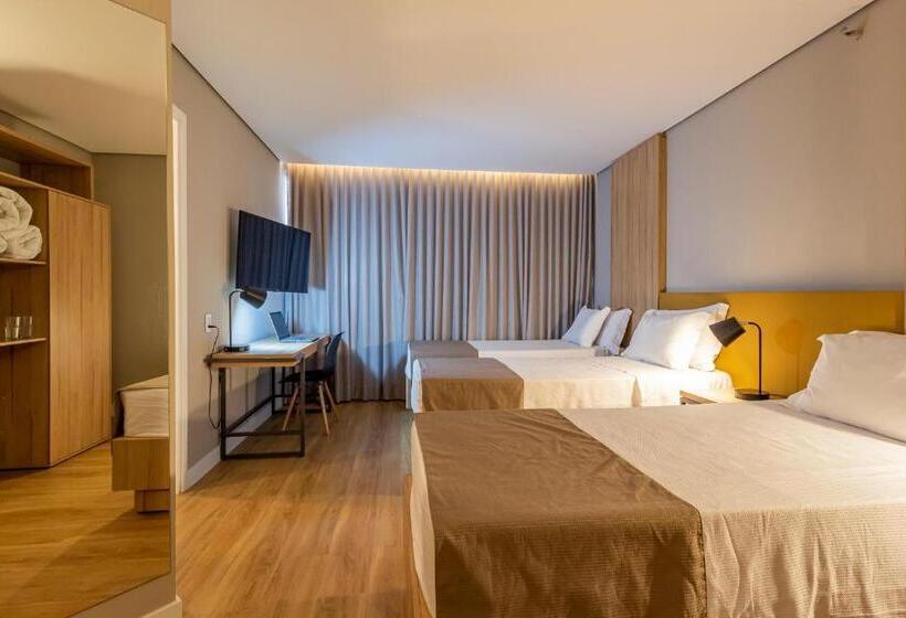 스탠다드 트리플 룸, Cassino Tower São José Do Rio Preto By Nacional Inn