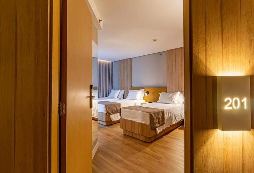 스탠다드 트리플 룸, Cassino Tower São José Do Rio Preto By Nacional Inn