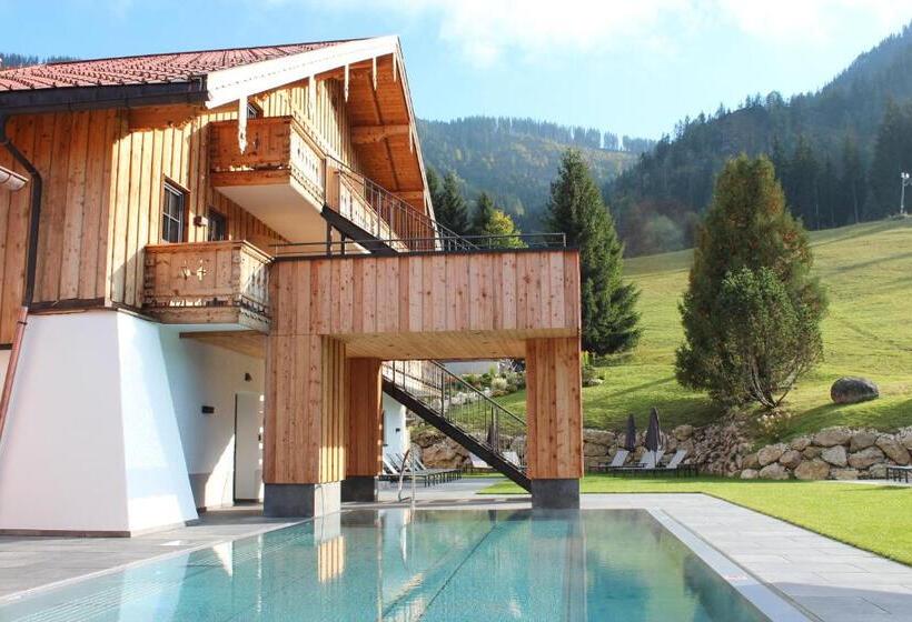 带阳台套房, Unternberg Hof Ruhpolding