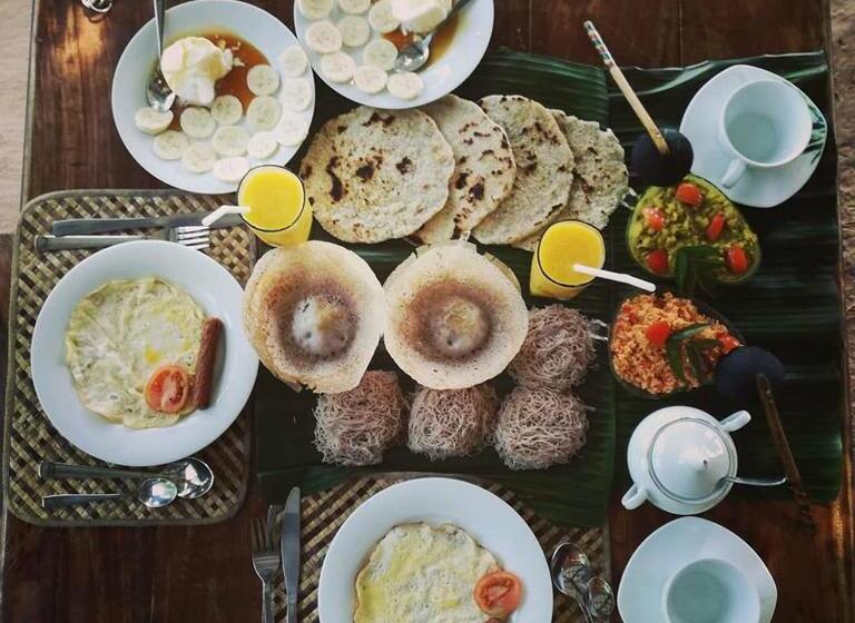 带花园景观的标准三人间, Moon Light Guest House