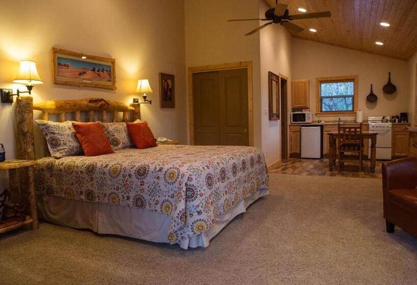 סוויטה עם מרפסת, Castle Valley Inn