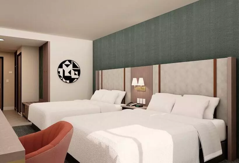 ２ダブルベッドのスタンダードルーム, Holiday Inn Guadalajara Patria-Universidad