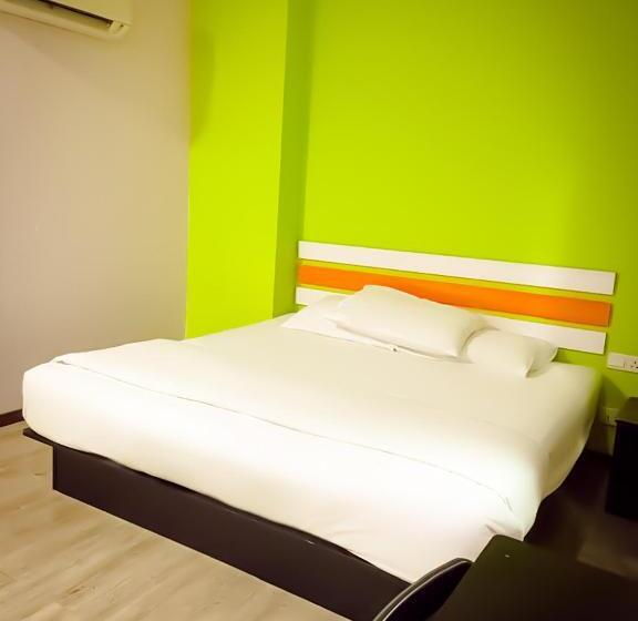 带大床的豪华间, Red Orange