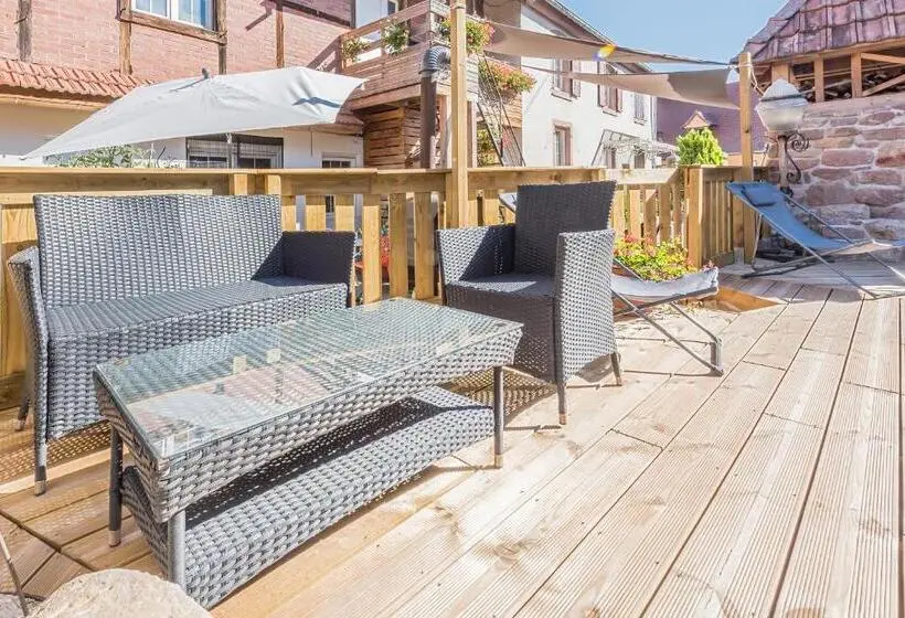 キャビン, Domaine La Grange Ungersheim Gîte La Grange 5 étoiles