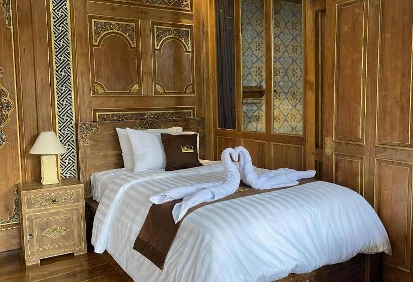 חדר דחוקס עם מיטת קינג, Villa Telaga Wana