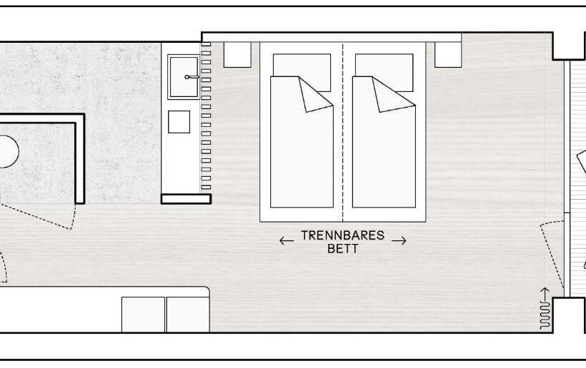 غرفة بريميوم مزودة بشُرفة, Alpstadt Lifestyle