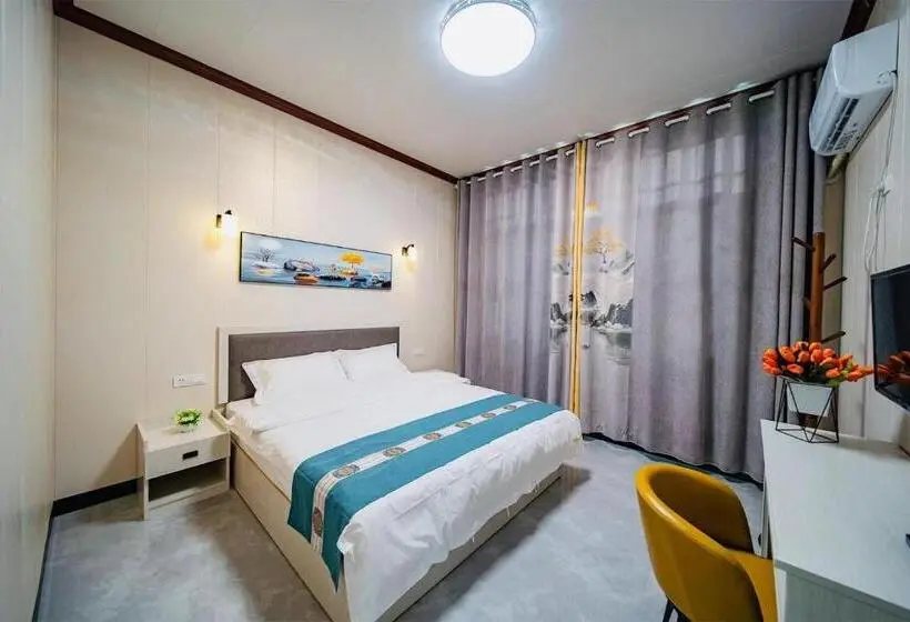 キングサイズベッドのスーペリアルーム, Longhushan Hanxiangju Homestay